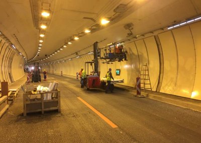 A12 Inntalautobahn Instandsetzung Wiltener Tunnel