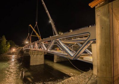 Straßenbahnbrücke östlich Grenobler Brücke