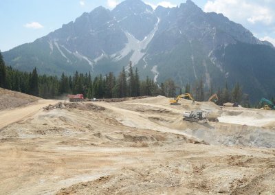 Schneeanlage Serles mit Speicherteich Koppeneck