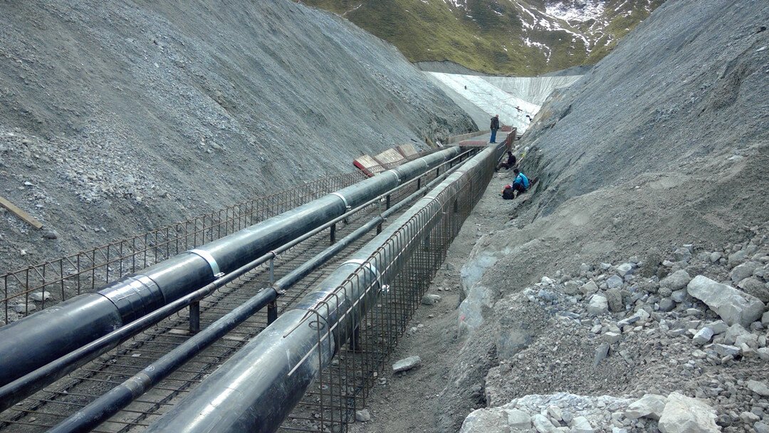 Schneeanlage Axamer Lizum-Erweiterung mit Speicherteich Dohlennest